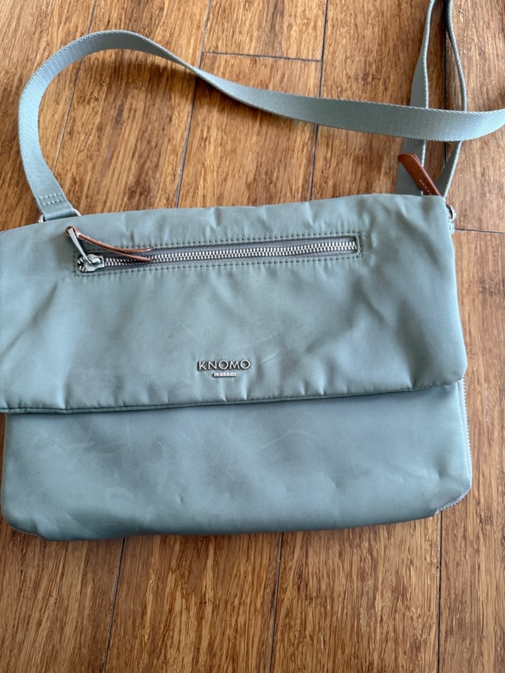 KNOMO London Sage Green Crossbody Bag
